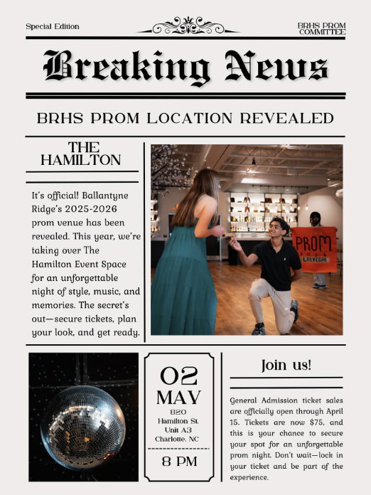 Prom detail announcement