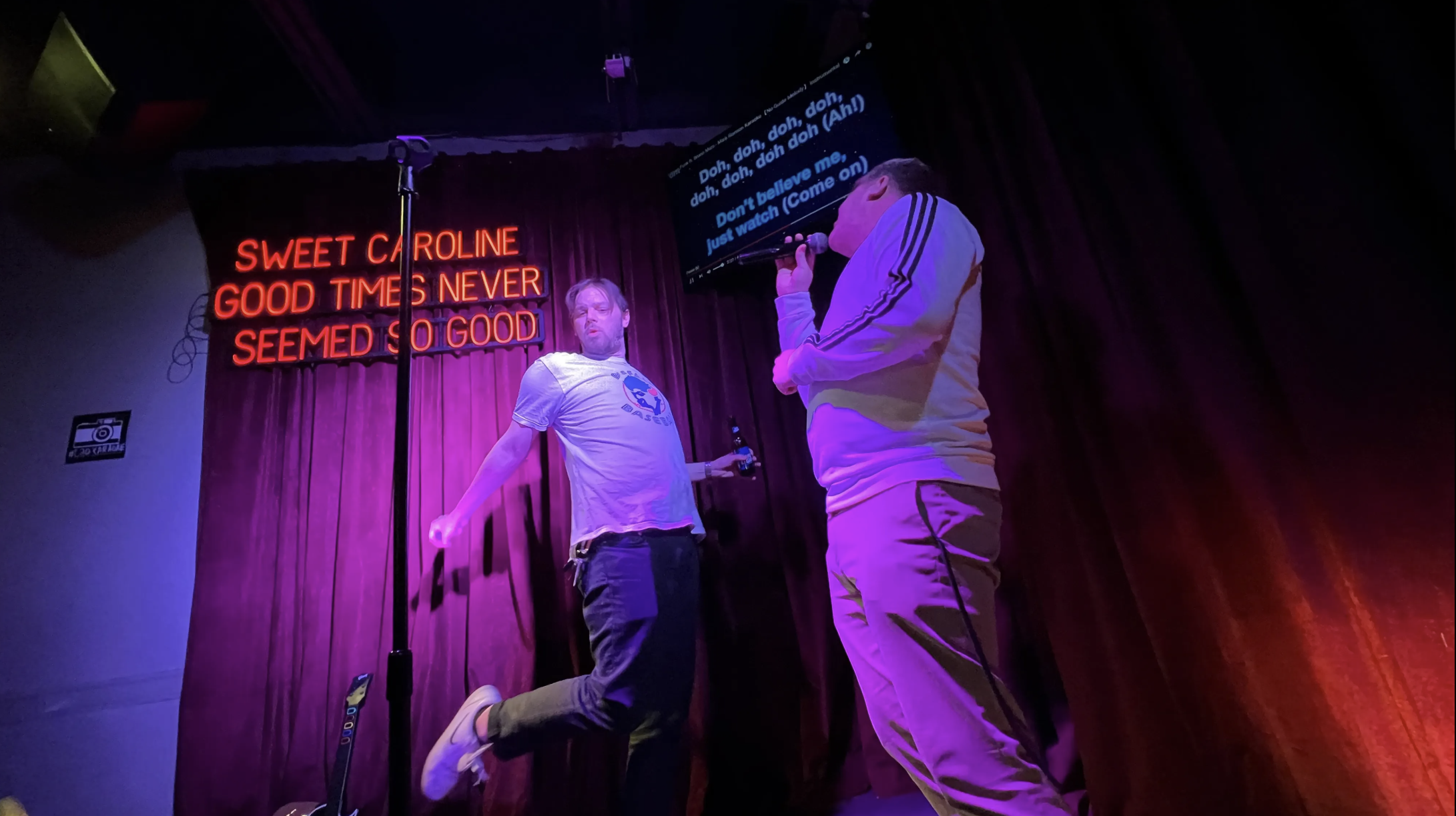 Stage and lighting area