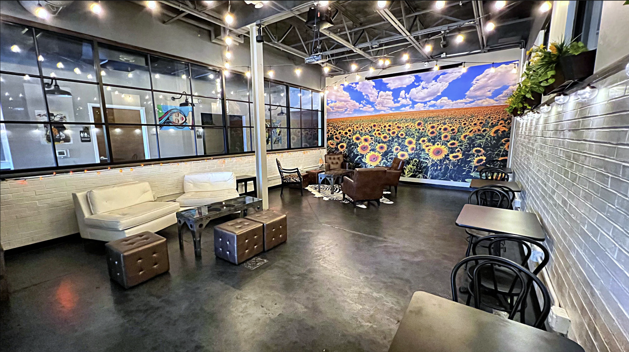 Interior lounge view