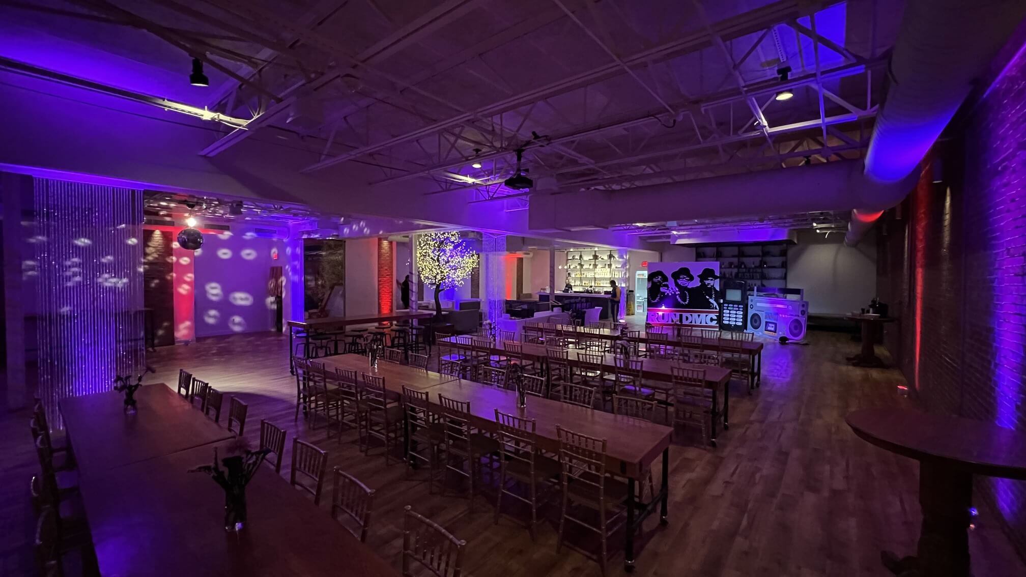 Prom venue atmosphere